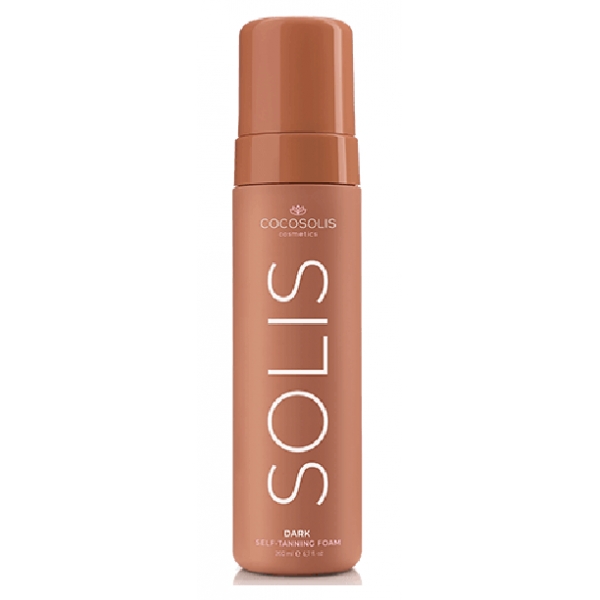 Cocosolis - Skin - Solis Self-Tanning Foam - Schiuma Autoabbronzante Naturale - Abbronzatura Scura - Cosmetici Professionali