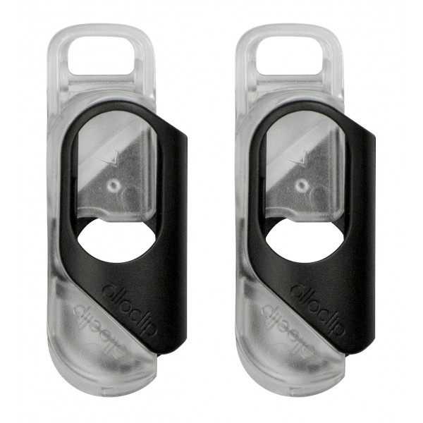 olloclip - iPhone 8 / 7 Clip + Pendant Stand (Cover) - Clip Nero / Stand Pendente Chiaro - Double Pack - Clip Professionale