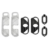 olloclip - iPhone 8 / 7 Clip + Pendant Stand (Case) - Black Clip / Clear Pendant Stand - Double Pack - Professional Clip