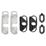 olloclip - iPhone 8 / 7 Clip + Pendant Stand (No Case) - Black Clip / Clear Pendant Stand - Double Pack - Professional Clip