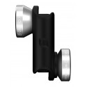 olloclip - 4 in 1 Lens Set - Silver / Black Clip - iPhone 6 / 6s / 6 Plus / 6s Plus - Fisheye Wide-Angle Macro - Lens Set