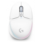Logitech - G705 Wireless Gaming Mouse - White - Gaming Mouse