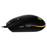 Logitech - G203 Lightsync RGB Gaming Mouse - Black - Gaming Mouse