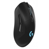 Logitech - G703 LIGHTSPEED Wireless Gaming Mouse with HERO Sensor - Black - Gaming Mouse