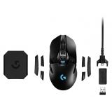 Logitech - G903 LIGHTSPEED Wireless Gaming Mouse with HERO Sensor - Black - Gaming Mouse