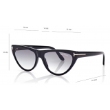 Tom Ford - Amber Sunglasses - Cat-Eye Sunglasses - Black - FT0990 - Sunglasses - Tom Ford Eyewear