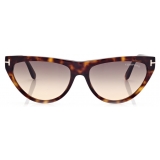 Tom Ford - Amber Sunglasses - Cat-Eye Sunglasses - Gradient Havana - FT0990 - Sunglasses - Tom Ford Eyewear