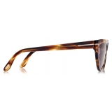 Tom Ford - Amber Sunglasses - Cat-Eye Sunglasses - Havana Violet - FT0990 - Sunglasses - Tom Ford Eyewear