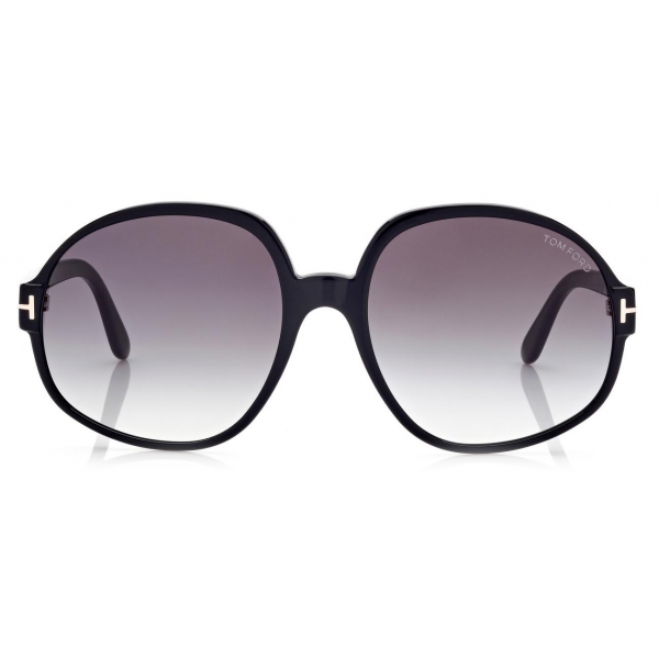 Tom Ford - Claude Sunglasses - Round Oversize Sunglasses - Black - FT0991 - Sunglasses - Tom Ford Eyewear