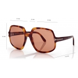 Tom Ford - Delphine Sunglasses - Butterfly Sunglasses - Dark Havana - FT0992 - Sunglasses - Tom Ford Eyewear