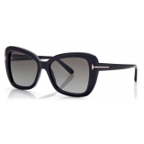 Tom Ford - Maeve Sunglasses - Butterfly Sunglasses - Black - FT1008 - Sunglasses - Tom Ford Eyewear