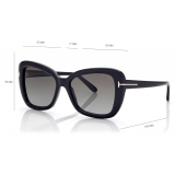 Tom Ford - Maeve Sunglasses - Butterfly Sunglasses - Black - FT1008 - Sunglasses - Tom Ford Eyewear