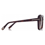 Tom Ford - Maeve Sunglasses - Butterfly Sunglasses - Dark Havana - FT1008 - Sunglasses - Tom Ford Eyewear