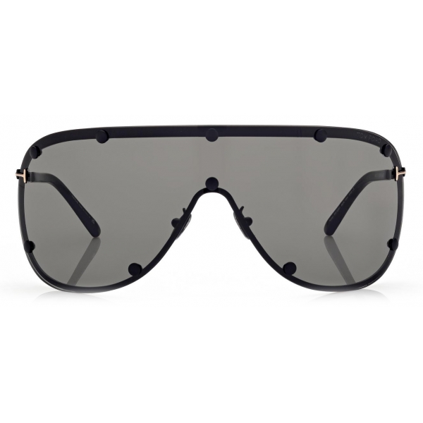 Tom Ford - Kyler Sunglasses - Mask Sunglasses - Matte Black - FT1043 - Sunglasses - Tom Ford Eyewear