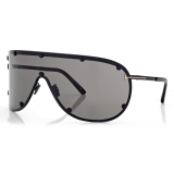 Tom Ford - Kyler Sunglasses - Occhiali da Sole Maschera - Nero Opaco - FT1043 - Occhiali da Sole - Tom Ford Eyewear