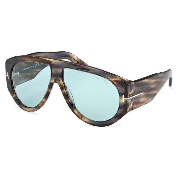 Tom Ford - Bronson Sunglasses - Occhiali da Sole Pilota - Havana - FT1044 - Occhiali da Sole - Tom Ford Eyewear
