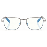 Tom Ford - Blue Block - Occhiali da Vista Squadrati - Rutenio Scuro - FT5748-B - Occhiali da Vista - Tom Ford Eyewear