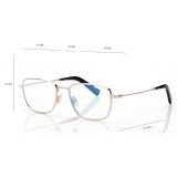 Tom Ford - Blue Block - Occhiali da Vista Squadrati - Grigio - FT5748-B - Occhiali da Vista - Tom Ford Eyewear