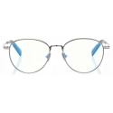 Tom Ford - Blue Block - Round Optical Glasses - Dark Ruthenium - FT5749-B - Optical Glasses - Tom Ford Eyewear