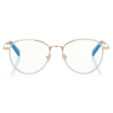 Tom Ford - Blue Block - Round Optical Glasses - Grey - FT5749-B - Optical Glasses - Tom Ford Eyewear