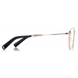 Tom Ford - Blue Block - Occhiali da Vista Rotondi - Grigio - FT5749-B - Occhiali da Vista - Tom Ford Eyewear