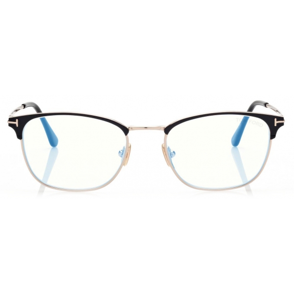 Tom Ford - Blue Block - Square Optical Glasses - Black - FT5750-B - Optical  Glasses - Tom Ford Eyewear - Avvenice