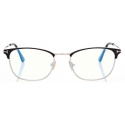 Tom Ford - Blue Block - Square Optical Glasses - Black - FT5750-B - Optical Glasses - Tom Ford Eyewear