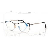 Tom Ford - Blue Block - Square Optical Glasses - Black - FT5750-B - Optical Glasses - Tom Ford Eyewear