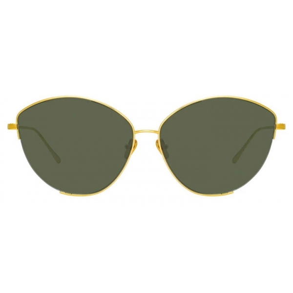 品質検査済 Sunglasses Cat-Eye Ella - Farrow Linda in Gold Yellow 小物