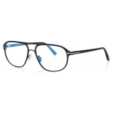 Tom Ford - Blue Block - Occhiali da Vista Navigatore - Nero - FT5751-B - Occhiali da Vista - Tom Ford Eyewear