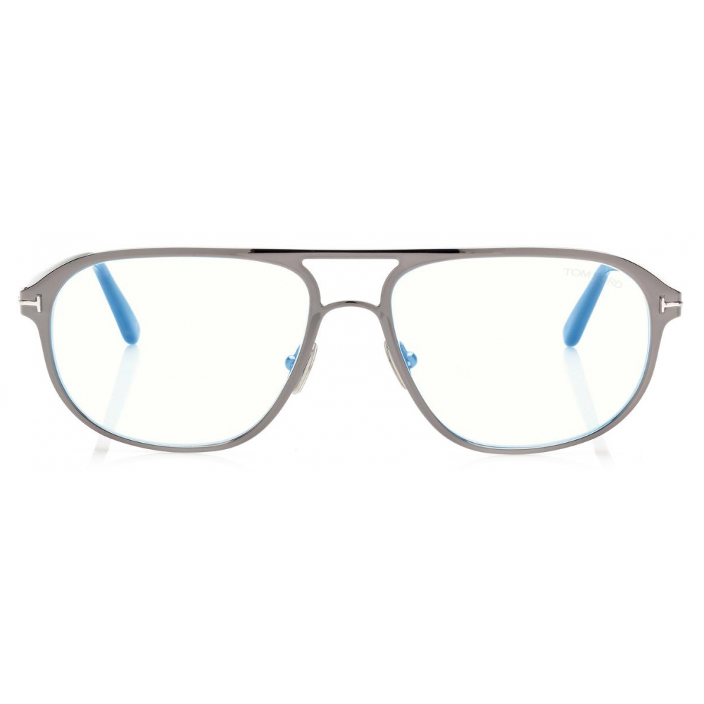 Tom Ford - Blue Block - Navigator Optical Glasses - Dark Ruthenium ...