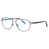 Tom Ford - Blue Block - Navigator Optical Glasses - Dark Ruthenium - FT5751-B - Optical Glasses - Tom Ford Eyewear