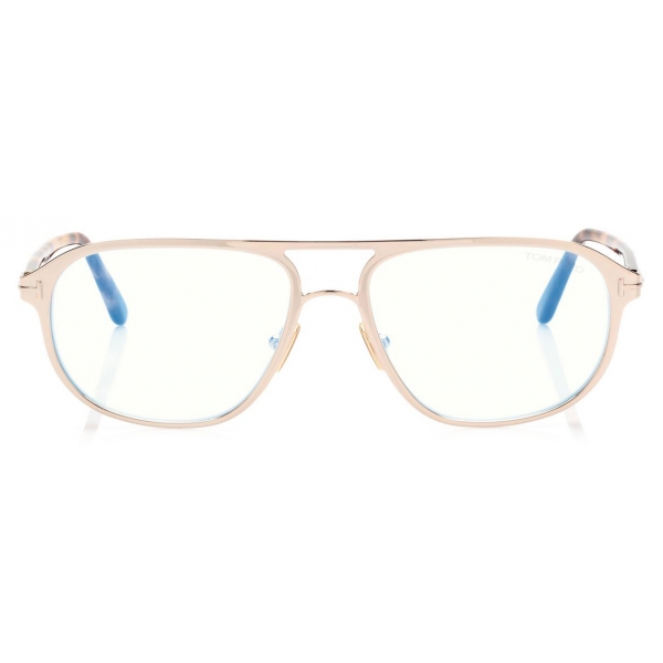 Tom Ford - Blue Block - Occhiali da Vista Navigatore - Grigio - FT5751-B - Occhiali da Vista - Tom Ford Eyewear