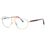 Tom Ford - Blue Block - Occhiali da Vista Navigatore - Grigio - FT5751-B - Occhiali da Vista - Tom Ford Eyewear