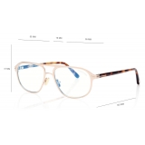 Tom Ford - Blue Block - Occhiali da Vista Navigatore - Grigio - FT5751-B - Occhiali da Vista - Tom Ford Eyewear