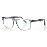 Tom Ford - Blue Block - Square Optical Glasses - Grey - FT5752-B - Optical Glasses - Tom Ford Eyewear