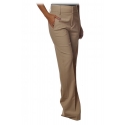 Dondup - Wide Leg Model Pants - Beige - Trousers - Luxury Exclusive Collection