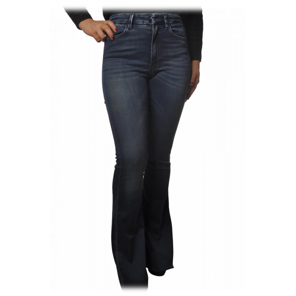 Dondup - Jeans Modello Gamba a Campana - Blu - Pantalone - Luxury Exclusive Collection
