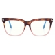 Tom Ford - Blue Block - Square Optical Glasses - Light Havana - FT5768-B - Optical Glasses - Tom Ford Eyewear