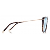 Tom Ford - Blue Block - Occhiali da Vista Cat-Eye - Havana Scuro - FT5770-B - Occhiali da Vista - Tom Ford Eyewear