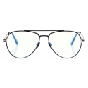 Tom Ford - Blue Block Pilot - Pilot Optical Glasses - Black - FT5800-B - Optical Glasses - Tom Ford Eyewear
