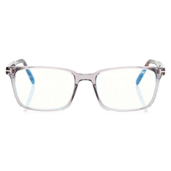 Tom Ford - Blue Block Square - Square Optical Glasses - Grey - FT5802-B - Optical Glasses - Tom Ford Eyewear