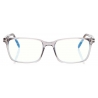 Tom Ford - Blue Block Square - Square Optical Glasses - Grey - FT5802-B - Optical Glasses - Tom Ford Eyewear