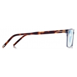Tom Ford - Blue Block Square - Square Optical Glasses - Blue - FT5802-B - Optical Glasses - Tom Ford Eyewear