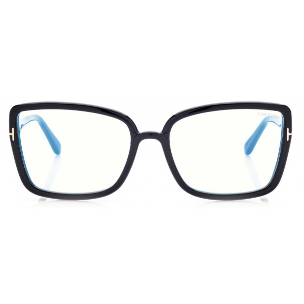 Tom Ford - Blue Block Butterfly - Butterfly Optical Glasses - Black ...