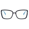 Tom Ford - Blue Block Butterfly - Occhiali da Vista a Farfalla - Nero - FT5813-B - Occhiali da Vista - Tom Ford Eyewear