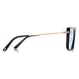 Tom Ford - Blue Block Cat eye- Occhiali da Vista Cat Eye - Nero - FT5816-B - Occhiali da Vista - Tom Ford Eyewear