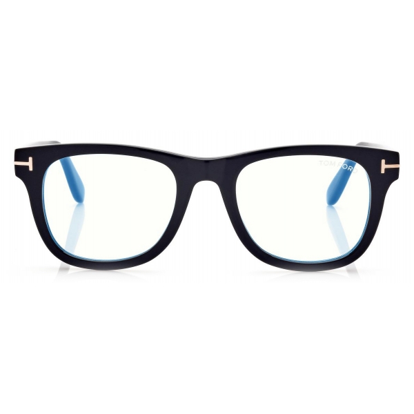 Tom Ford - Blue Block - Occhiali da Vista Squadrati - Nero - FT5820-B - Occhiali da Vista - Tom Ford Eyewear