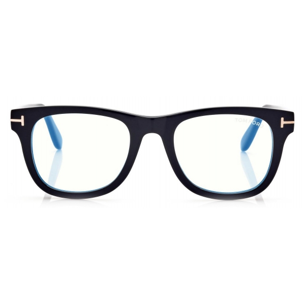 Tom Ford - Blue Block Square Optical Glasses - Square Optical Glasses - Black - FT5820-B - Optical Glasses - Tom Ford Eyewear