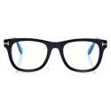 Tom Ford - Blue Block - Occhiali da Vista Squadrati - Nero - FT5820-B - Occhiali da Vista - Tom Ford Eyewear